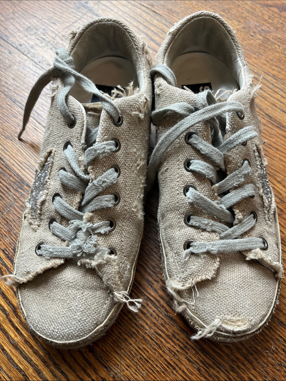 GOLDEN GOOSE DISTRESSED STAR SNEAKERS 35 - Picture 3 of 9